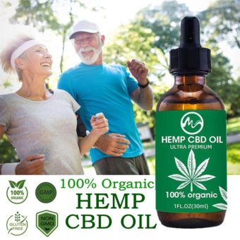Minch Pure Hemp CBD Skin Oil Pain Relief Oil 100% Organic Hemp Seeds Oil Extract Drop for Neck Pain Anxiety & Stress Relief