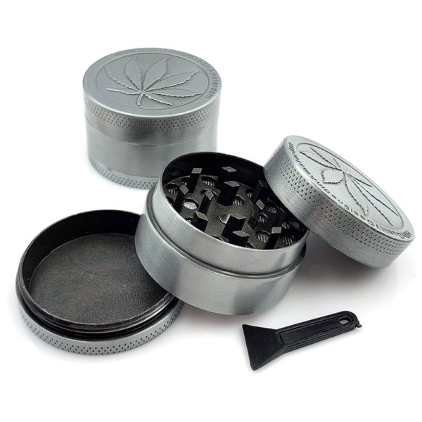 Herbs Grinder 3/4 Layer Mesh Screen Pollen Catcher Smoke Weed Herbal Spice 40mm 1.57 inch Mini Metal Grinder Smoking