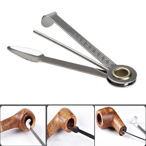 Multifunctional 3in1 Stainless Steel Smoking Tobacco Pipe Cleaner Cleaning Tool Smoking Accessories Weed Accessories New