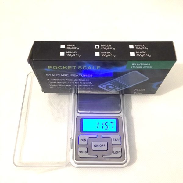 200g/0.01g Pocket Scale 500g/0.1g for Hookah Shisha Chicha Water Pipe Glass Pipe Tobacco Pipe Herb Weed Grinder