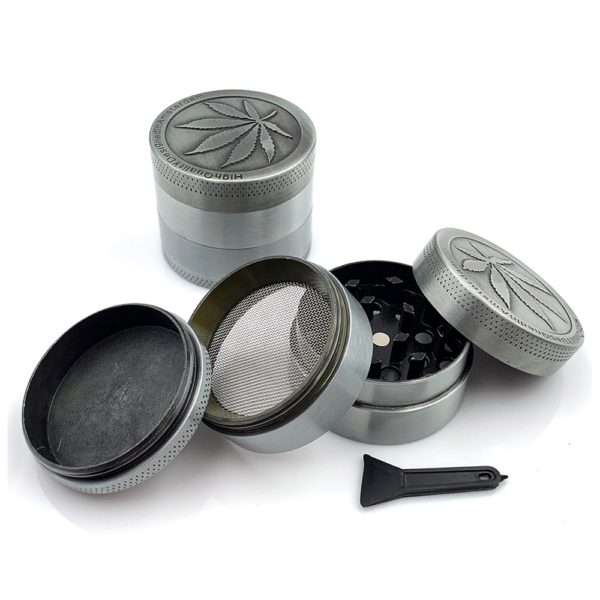 Herbs Grinder 3/4 Layer Mesh Screen Pollen Catcher Smoke Weed Herbal Spice 40mm 1.57 inch Mini Metal Grinder Smoking