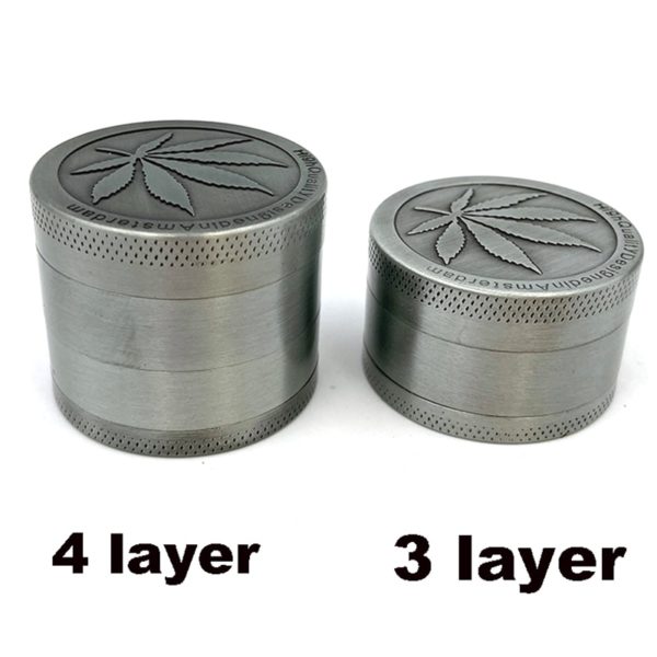 Herbs Grinder 3/4 Layer Mesh Screen Pollen Catcher Smoke Weed Herbal Spice 40mm 1.57 inch Mini Metal Grinder Smoking